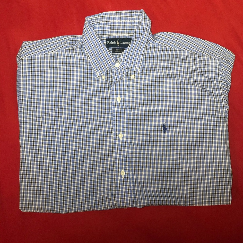 Polo Ralph Lauren Blue Button Down Shirt
